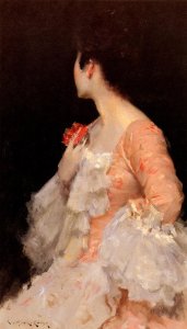 Portrait Of A Lady In Pink