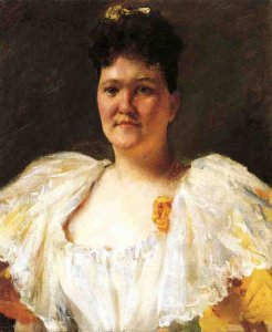 Portrait Of A Lady In Pink